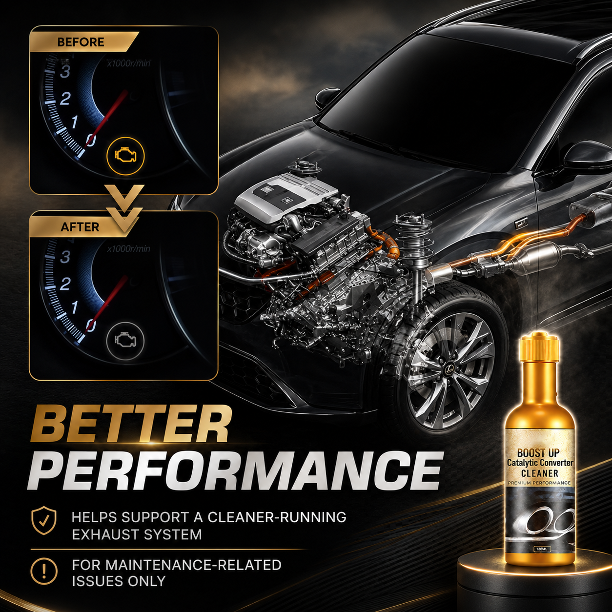 🔥50% OFF!🚗50K+ SOLD💕Catalytic Converter Cleaner🧼