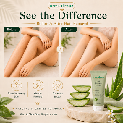 Inniufree™ Natural Gentle Hair Removal Cream | For Women & Men, Sensitive Skin