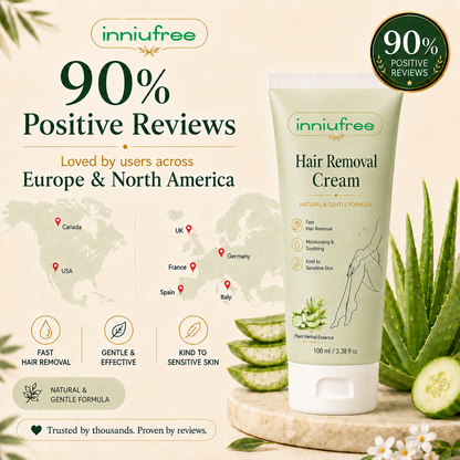 Inniufree™ Natural Gentle Hair Removal Cream | For Women & Men, Sensitive Skin